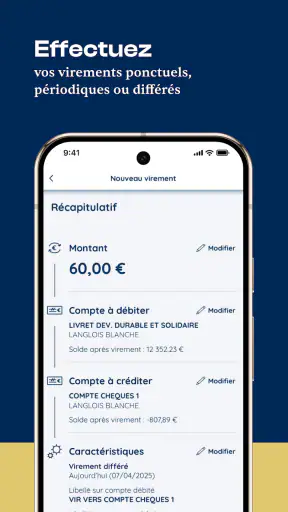 Mes Comptes CCF screenshot 6