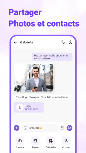 Messages : SMS Accueil screenshot 3