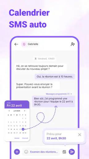 Messages : SMS Accueil screenshot 4