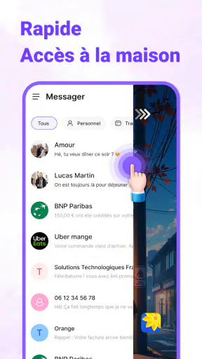 Messages : SMS Accueil screenshot 5