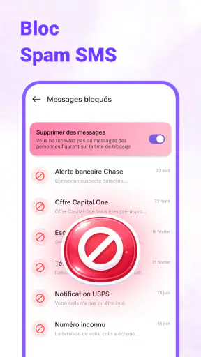 Messages : SMS Accueil screenshot 6