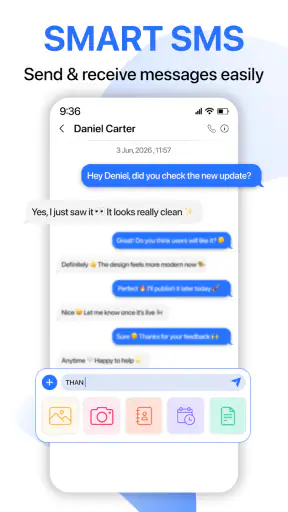 Messages: SMS, Messenger Home screenshot 2