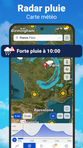 Météo en direct - Radar Pluie screenshot 1
