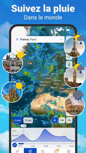 Météo en direct - Radar Pluie screenshot 7