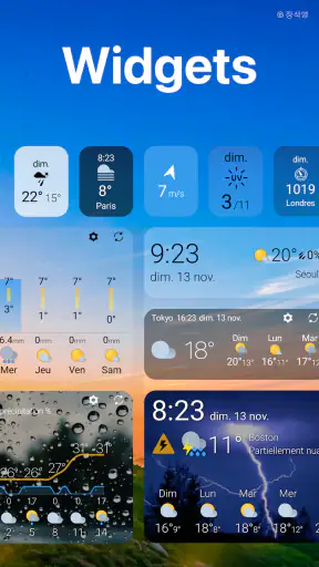 Météo & Widget - Weawow screenshot 3