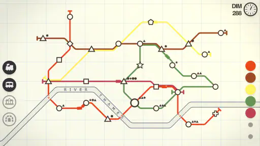 Mini Métro screenshot 2