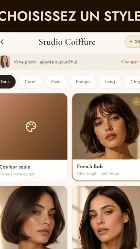 Essayer Coiffure IA Hair AI screenshot 7