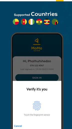 MoMo screenshot