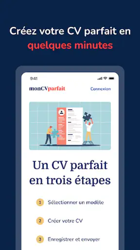 Mon CV Parfait : CV designer screenshot