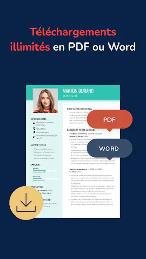 Mon CV Parfait : CV designer screenshot