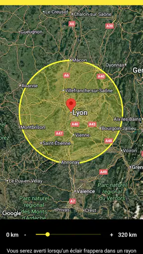 Mon Traqueur de Foudre Pro screenshot