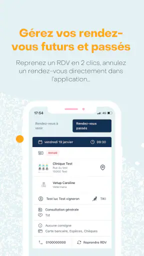 MonRendezVousVeto screenshot 3