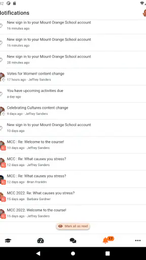 Moodle screenshot 12