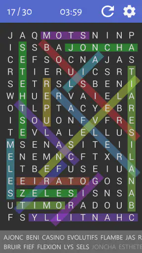 Mots Mêlés - Français screenshot