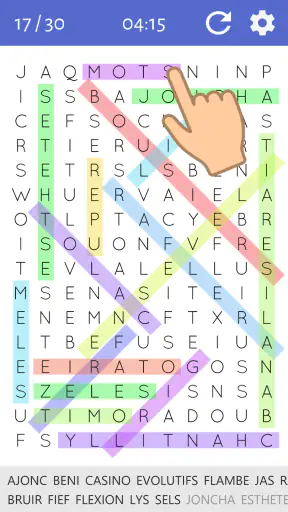 Mots Mêlés - Français screenshot