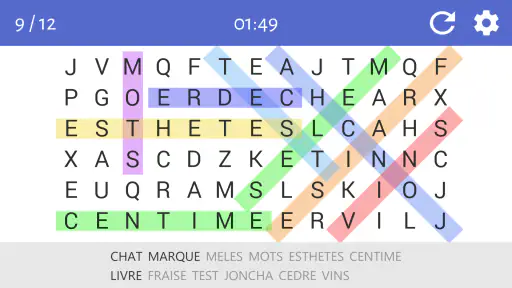 Mots Mêlés - Français screenshot