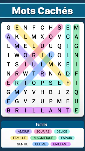Mots Mêlés: Jeu Relaxant screenshot