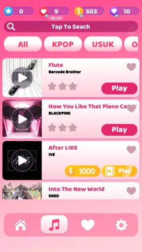 Music Piano Tiles - Kpop UsUk screenshot