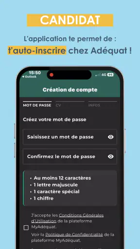 MyAdéquat Intérim screenshot 2