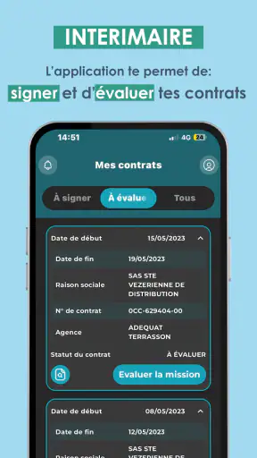 MyAdéquat Intérim screenshot 5