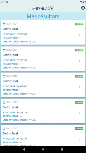 mySynlab-Mobile screenshot 10