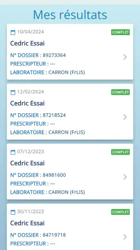mySynlab-Mobile screenshot 5