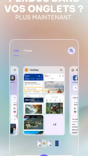 Navigateur Opera avec IA screenshot