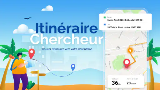 Navigation GPS: Carte Live screenshot