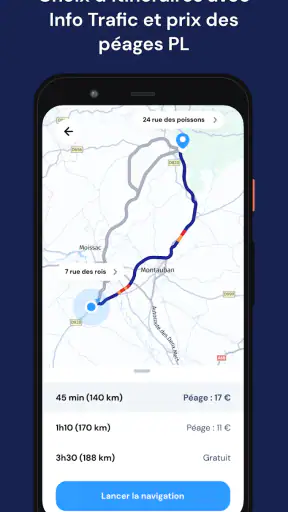 NavXL – GPS Poids Lourd screenshot
