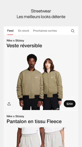 Nike SNKRS: achats sneakers screenshot