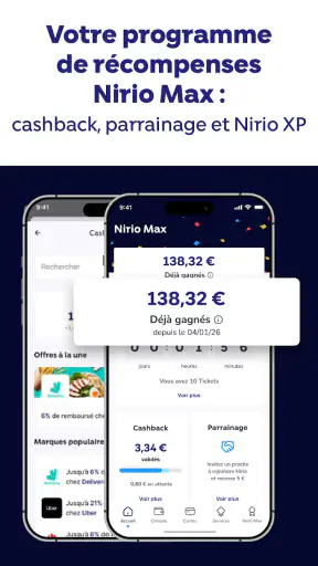 Nirio, services de paiement screenshot 3