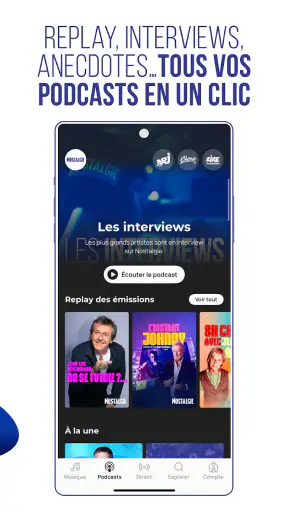 Nostalgie FM, Radio & Podcast screenshot