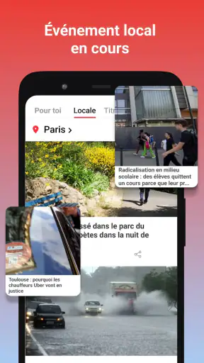 Nouvelles locales - Temps réel screenshot 2