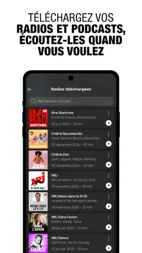 NRJ Radio, Musique et Podcast screenshot