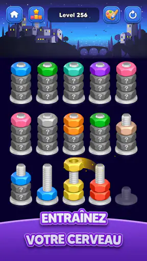 Nut Sort: Color Match Game screenshot 3
