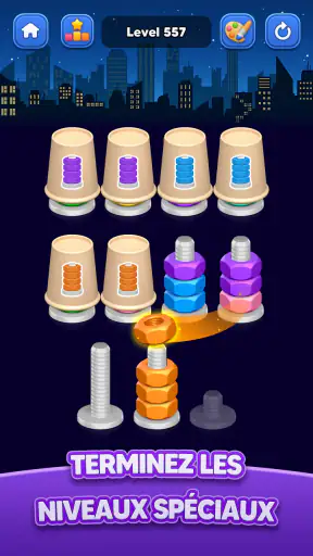 Nut Sort: Color Match Game screenshot 5