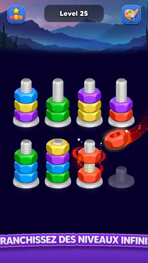 Nut Sort: Color Match Game screenshot 9