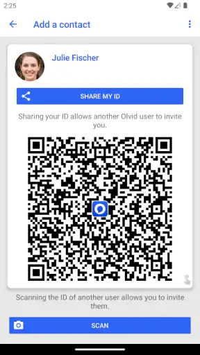 Olvid screenshot