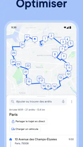 Optimiseur de trajets Circuit screenshot