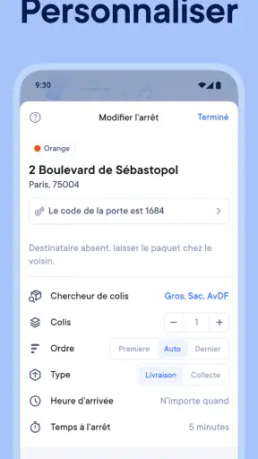 Optimiseur de trajets Circuit screenshot
