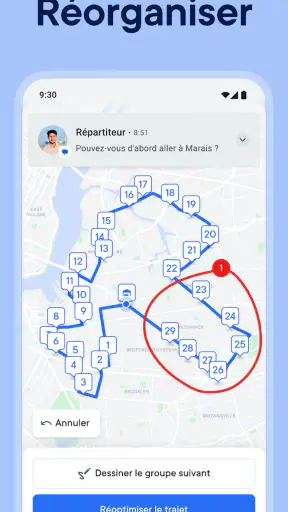 Optimiseur de trajets Circuit screenshot