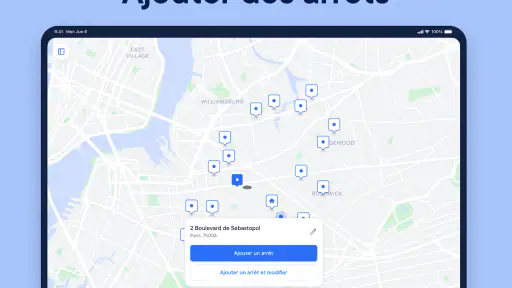 Optimiseur de trajets Circuit screenshot