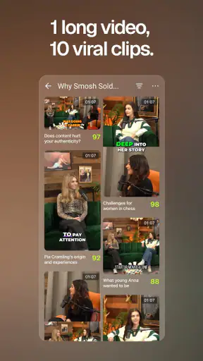 OpusClip - AI Video Clipping screenshot 2