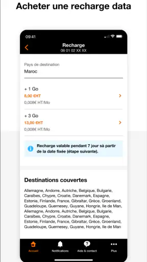 Orange Pro, espace client pro screenshot
