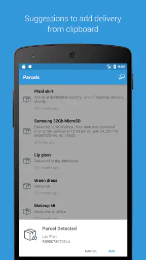 Parcels - Suivi Colis LaPoste screenshot