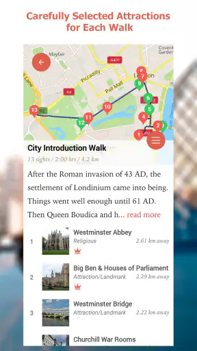 Paris Map and Walks screenshot 2