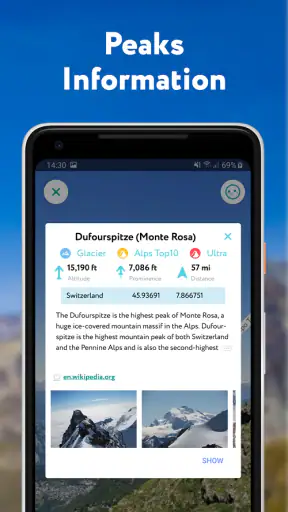 PeakVisor - Cartes 3D screenshot