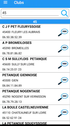 Pétanque Calendriers Concours screenshot 5