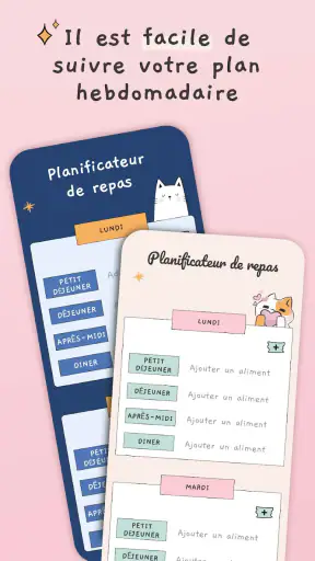 Planificateur de repas & menus screenshot 1
