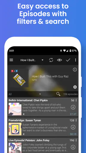 Podcast Addict - Podcast/Radio screenshot